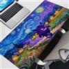 Potdemiel Tappetino per mouse grande per e-sport, in gomma flessibile e liscia, per giocatori PC, tappetino per tastiera, tappetino per mouse Kawaii bellissimo con motivo G-Gengar