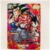 Bandai DIY Dragon Ball Gogeta: GT FB09-123 Versione Inglese Flash Card con Texture in Lamina d'Oro Condizioni Perfette Collezione Anime Classica TCG