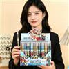 Hot Toys 12/24 Pezzi Nuove Penne Cancellabili Super Anime One Piece, Penne Gel Blu Cristallo Cancellabili, Personaggi dei Cartoni Animati, Regalo di Cancelleria, Giocattoli Blind Box