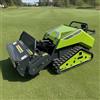 ABPW Robot Rasaerba Cingolato RC per Ogni Terreno, Elettrico con Telecomando Wireless, Macchina Tagliaerba e Diserbatrice da Giardino con Cingoli in Gomma