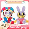 Bandai Peluche Pomni Jax Jester del Circo Digitale, Morbido Giocattolo Imbottito, Bambola Cartoon, Decorazione per la Casa, Cuscino Decorativo per Collezionisti Adulti