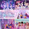 BEAST KINGDOM Bellissimo Sfondo Decorativo per Festa di Compleanno a Tema Kpop per Ragazze, Banner Rosa per Festa di Compleanno DeMons, Decorazioni per Battesimo Bambino