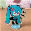 Bandai Hatsune Miku DIY Leek Acrylic Stand Decorazione da scrivania in acrilico Anime Merch Regalo super carino Adorabile per gli amici Regalo divertente