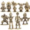 Bandai Dragon Ball Goku Super Saiyan Vegeta Nonno Tartaruga Piccolo Wukong Tartaruga Ermita Action Figure Giocattoli Roshi Artigianato in Metallo Ottone Regali