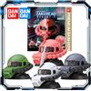 Bandai Premium Gashapon Exceed Model Zaku Head Reboot Vol.1 Gundam Assembly Head Model 4 Styles Movable Mono-Eye Collectors