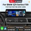 Junsun Autoradio Junsun 1920*720 con CarPlay Wireless e Android Auto per BMW Serie 3/4 F30 F31 F32 F33 F34 F36 2013-2019, Sistema Intelligente NBT EVO, Stereo Multimediale con GPS e Navigazione