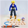 Bandai SHF Dragon Ball Super Saiyan Trunks Action Figure; Modello Articolato; Statuetta Anime; Regalo da Collezione