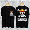 Bandai T-shirt da uomo One Piece Portgas D. Ace Anime Summer Boy Primavera e autunno Maniche corte per bambini Abbigliamento genitore-figlio Magliette sportive