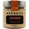 ASTENSIS Crema Spalmabile Gusto Cremino Con Latte e Nocciole Artigianale - 250 Grammi - Adatta Per Dolci, Colazioni, Prodotti di Pasticceria - Nocciole 10%