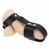KINK RING POWER Anello Fallico BDSM in Pelle Kink — Divisore Palline Regolabile
