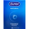 DUREX CONDOMS Preservativi in Lattice Naturale Durex Natural — 24 Unità