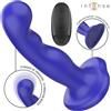 INTENSE REMOTE CONTROL Vibratore con Ventosa e Telecomando Intense Shorty — Blu