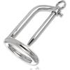 METAL HARD Anello Fallico con Plug Uretrale Metal Hard — Acciaio Chirurgico