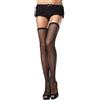 LEG AVENUE HOSIERY Calze a Rete con Elastico Leg Avenue — Taglia Unica, Nero