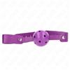 KINK COLLAR & GAG Mordaglio a Sfera BDSM Kink — Viola, 4.5 cm