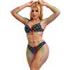 SUBBLIME SETS Lingerie Sexy a Rete Subblime — Set 2 Pezzi Manica Lunga