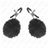 KINK NIPPLE GRIP Morsetto Capezzoli BDSM Kink Nipple Grip — Sfera Ecopelliccia 6 cm