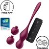 SATISFYER VIBRATOR Sfere Vaginali Vibranti Satisfyer Love Birds Vary — App, 3 Pesi
