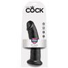 KING COCK Dildo Realistico Nero King Cock — 22,9 cm