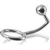 METAL HARD Anello Fallico con Plug Anale Metal Hard Intruder — Acciaio 45 mm
