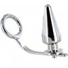 METAL HARD Anello Fallico con Plug Anale Metal Hard — Acciaio 45x50 mm