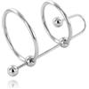 METAL HARD Anello Fallico con Stop Uretrale BDSM Metal Hard — Acciaio 28/32 mm