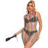 SUBBLIME DRESSES Lingerie a Rete Arcobaleno Subblime — Taglia Unica