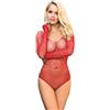 SUBBLIME BODIES Body Erotico Spalle Scoperte Subblime 952303 — Manica Lunga, Rosso