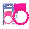 CASUAL LOVE Anello Fallico Vibrante Casual Love Ring 25 — Silicone, Rosa