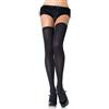 LEG AVENUE HOSIERY Collant Opaco a Rete Leg Avenue — Nero, Taglia Unica