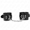 KINK WRIST RESTRAINT Manette BDSM da Polso Kink — Cintura Regolabile, Nera