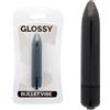GLOSSY Vibratore Sottile Glossy Nero Vibe — ABS, 17.500 giri/min