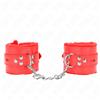 KINK WRIST RESTRAINT Manette BDSM Imbottite Kink — Pelliccia, Cintura Regolabile, Rosso