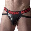 MACHO UNDERWEAR Jockstrap Fetish Similpelle Macho MX25RC — Rosso, S