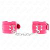 KINK WRIST RESTRAINT Manette BDSM Kink Wrist Restraint — Regolabili, Rosa