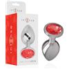 INTENSE ANAL TOYS Plug Anale in Metallo con Cristallo Intense Diamond Jewel — M