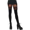 LEG AVENUE HOSIERY Collant Coscia Alta Fishnet Leg Avenue — Taglia Unica