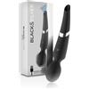 BLACK&SILVER Vibratore Wand con Ventosa Black&Silver Beck — Silicone 2 in 1