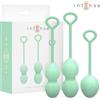 INTENSE HEALTH KEGEL Kit Palline Kegel Intense Charli — 3 Livelli, Verde Chiaro