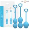 INTENSE HEALTH KEGEL Kit Palline Kegel Intense Charli — Set 3 Livelli, Blu