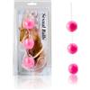 BAILE STIMULATING Palline Anali e Vaginali Baile — ABS, 3 Sfere, 20 cm, Rosa