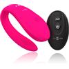 INTENSE REMOTE CONTROL Vibratore per Coppie Intense Bruno — Doppia Stimolazione, Rosa