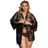 SUBBLIME QUEEN PLUS SIZE Lingerie Sexy Subblime Queen Plus Lace — Peignoir Maniche Svasate
