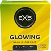 EXS CONDOMS Preservativi Fluorescenti EXS Condoms Glow in the Dark — 3 Pezzi