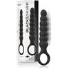 BLACK&SILVER Plug Anale Vibrante Black&Silver Bob — Silicone Morbido