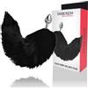 DARKNESS ANAL Plug Anale con Coda Darkness — Acciaio, 8 cm