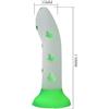 PRETTY LOVE FLIRTATION Dildo Realistico Luminoso Pretty Love Nightfall — Silicone Verde