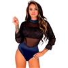 LIVCO CORSETTI BODIES Body Erotico in Pizzo Livco Corsetti Drimina LC90690 — Blu Navy