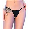 CHILIROSE PANTIES & THONGS Perizoma Sexy Chilirose CR 4382 — Nero, S/M