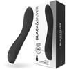 BLACK&SILVER Vibratore Touch Control Black&Silver Kean — Silicone, USB